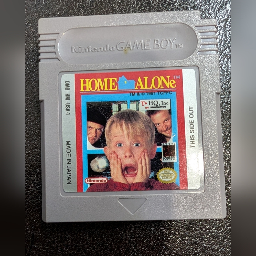 Nintendo Game Boy Home Alone Cartridge - Gray and Red